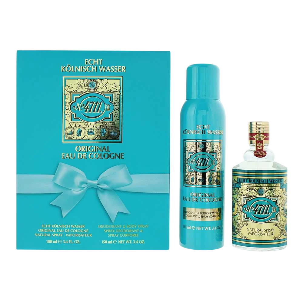 Set 4711: Original, Eau De Cologne, For Men, 100 ml + Original, Anti-Perspirant, Deodorant Spray, Unisex, 150 ml
