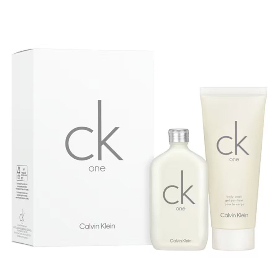 Set Calvin Klein: CK One, Eau De Toilette, For Men, 50 ml + CK One, Body Wash, For Hair & Body, 100 ml