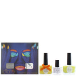 Set Ciate London: Paint Pot, Top Coat, Nail Polish, Black Light, 5 ml + Paint Pot, Nail Polish, Neon Glitter, 10 g + Paint Pot, Nail Polish, Neon Orange, 13.5 ml