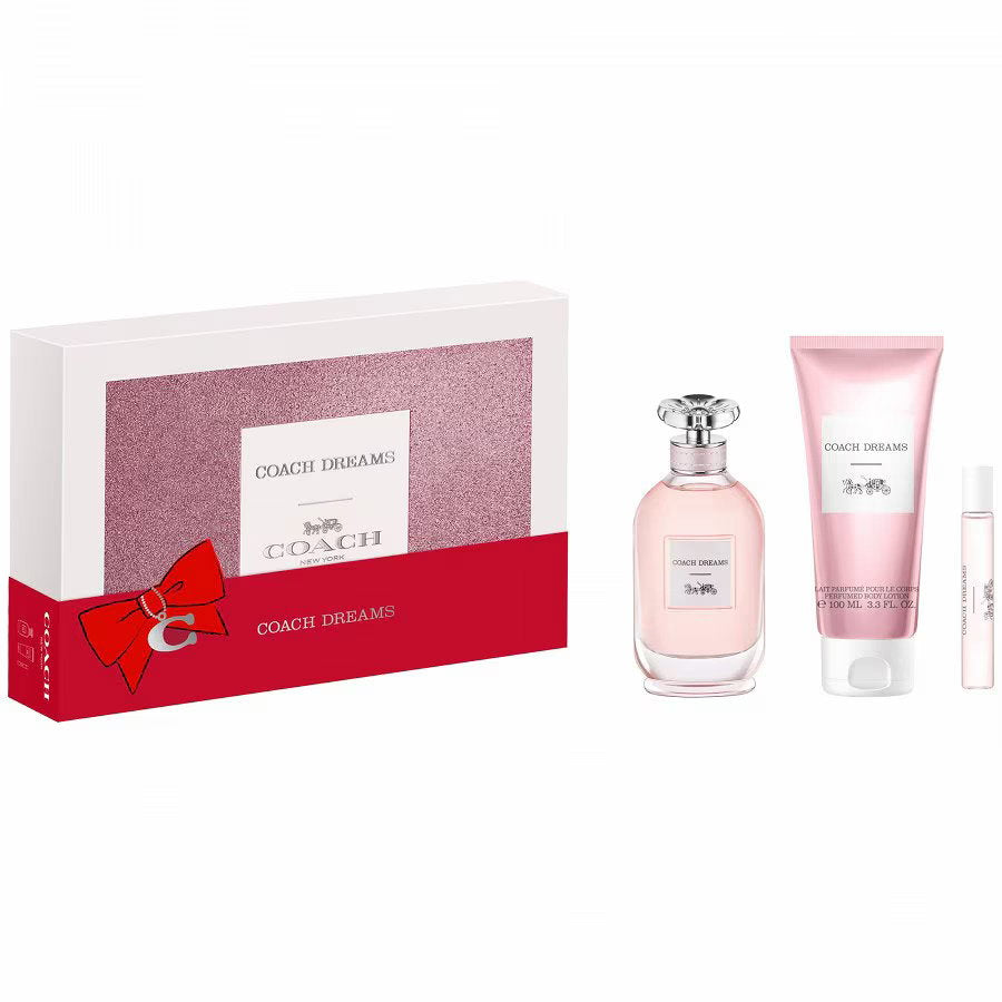 Set Coach: Dreams, Eau De Parfum, For Women, 90 ml + Dreams, Eau De Parfum, For Women, 10 ml + Dreams, Body Lotion, All Over The Body, 100 ml