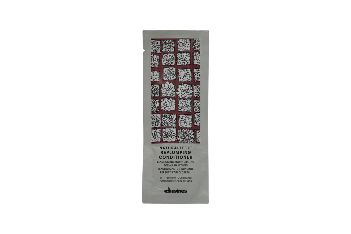 Sæt, Davines, NaturalTech, Hårbalsam, Gør håret fyldigere, 12 stk., 12 ml *Sample