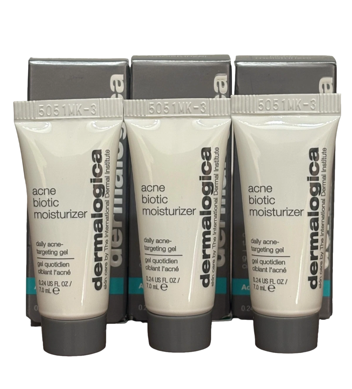 Set, Dermalogica, Acne Biotic, Anti-Acne, Local Treatment Gel, For Acne Prone Skin, For Face, 3 pcs, 7 ml