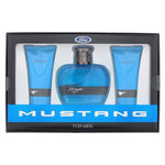 Set Ford: Mustang Blue, Eau De Toilette, For Men, 100 ml + Mustang Blue, Hydrating, After-Shave Balm, 100 ml + Mustang Blue, Hydrating, Body Wash, For Hair & Body, 100 ml