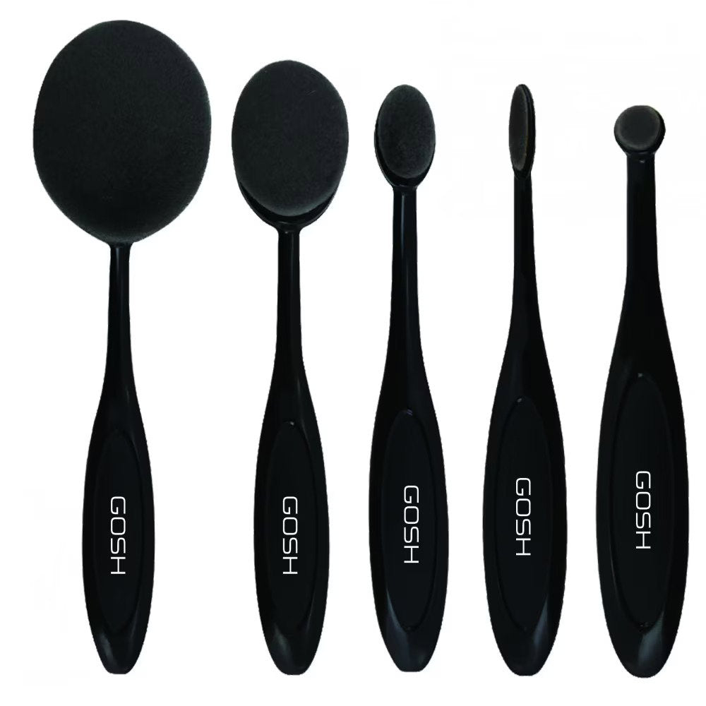 Set, Gosh, Gosh, Blending, Multi Face Brush, 5 pcs