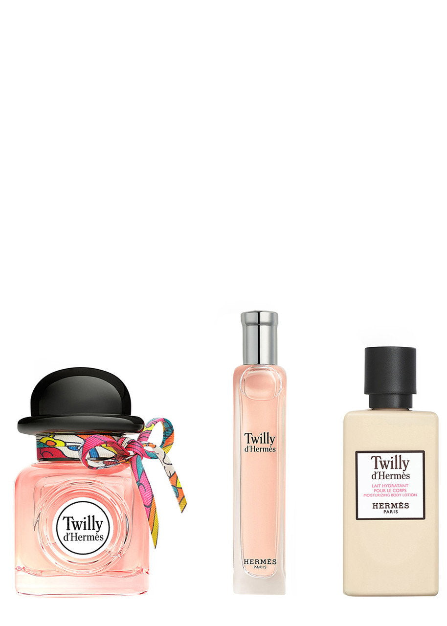 Set Hermes: Twilly d'Hermes, Eau De Parfum, For Women, 50 ml + Twilly d'Hermes, Eau De Parfum, For Women, 15 ml + Twilly d'Hermes, Body Lotion, Body, 40 ml