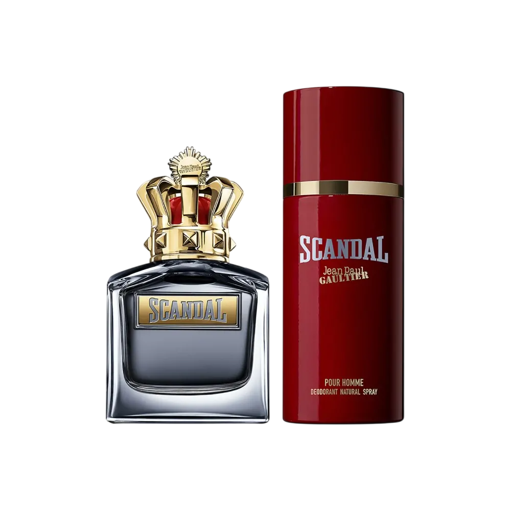Set Jean Paul Gaultier: Scandal, Eau De Toilette, For Men, 100 ml + Scandal, Deodorant Spray, For Men, 150 ml