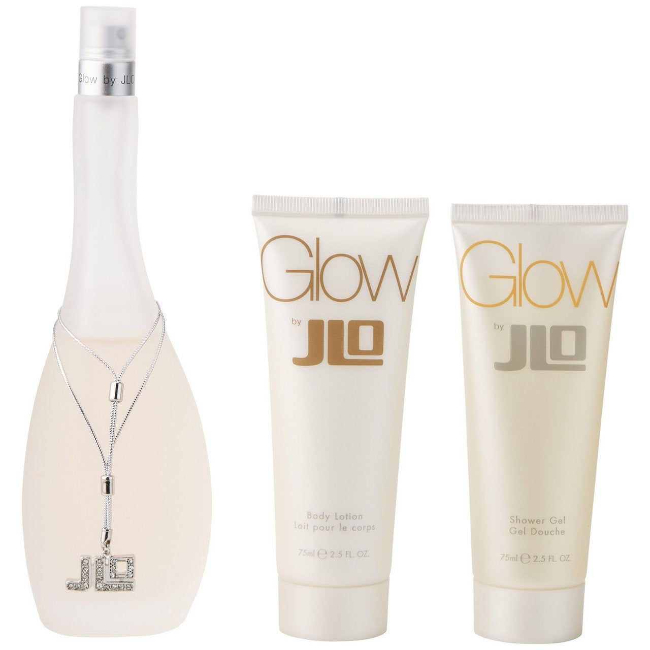 Set Jennifer Lopez: Glow, Eau De Toilette, For Women, 50 ml + Glow, Hydrating, Body Lotion, 75 ml + Glow, Hydrate, Shower Gel, All Skin Types, 75 ml