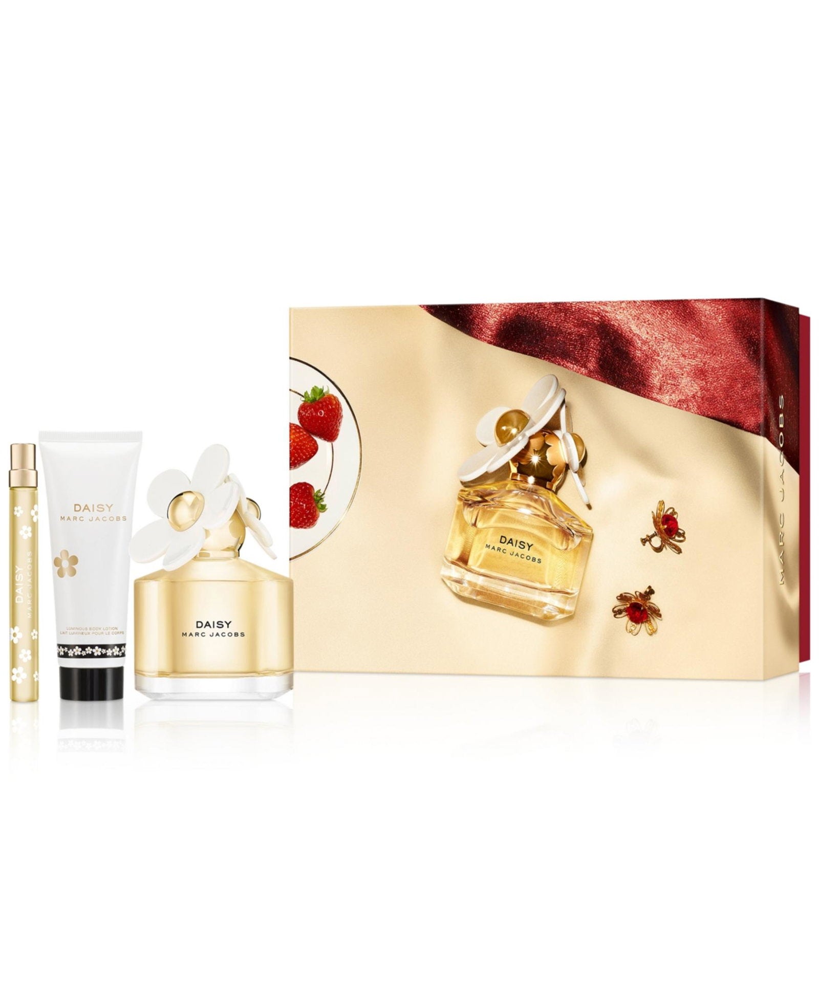 Set Marc Jacobs:  + Daisy, Eau De Toilette, For Women, 10 ml + Daisy, Hydrating, Body Lotion, 75 ml