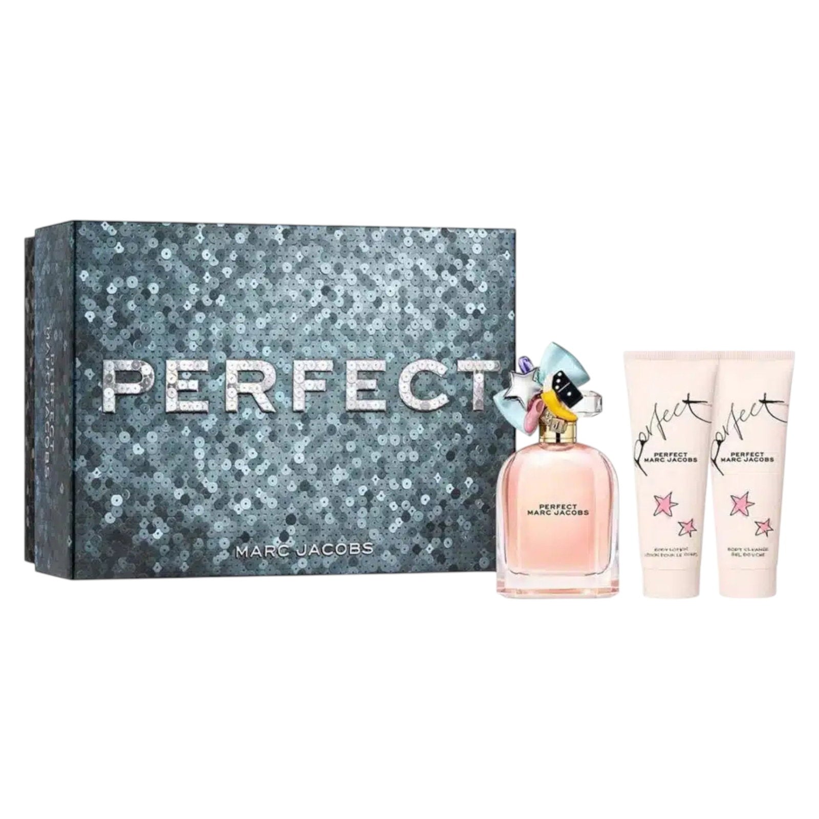 Set Marc Jacobs:  + Perfect, Hydrating, Body Lotion, 75 ml + Perfect, Hydrate, Shower Gel, All Skin Types, 75 ml