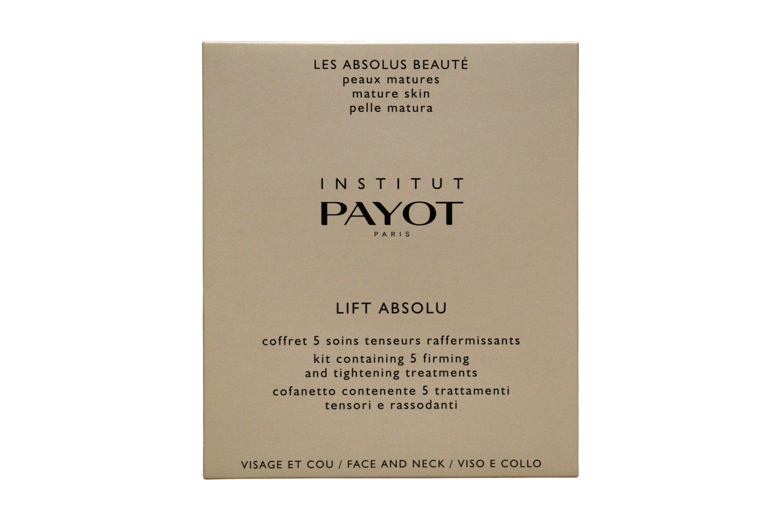 Set, Payot, Lift Absolu, Hydrogel, Firming, Cream Mask, For Face & Neck, 10 pcs