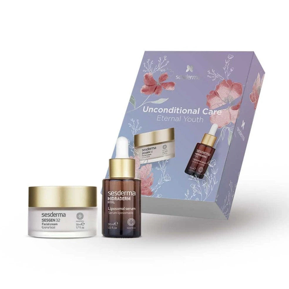 Sæt Sesderma: Hydraderm Hyal, Dyb fugtgivning, Serum, Til ansigtet, 30 ml + Sesgen 32, Dyb fugtgivning, Creme, Til ansigtet, 50 ml