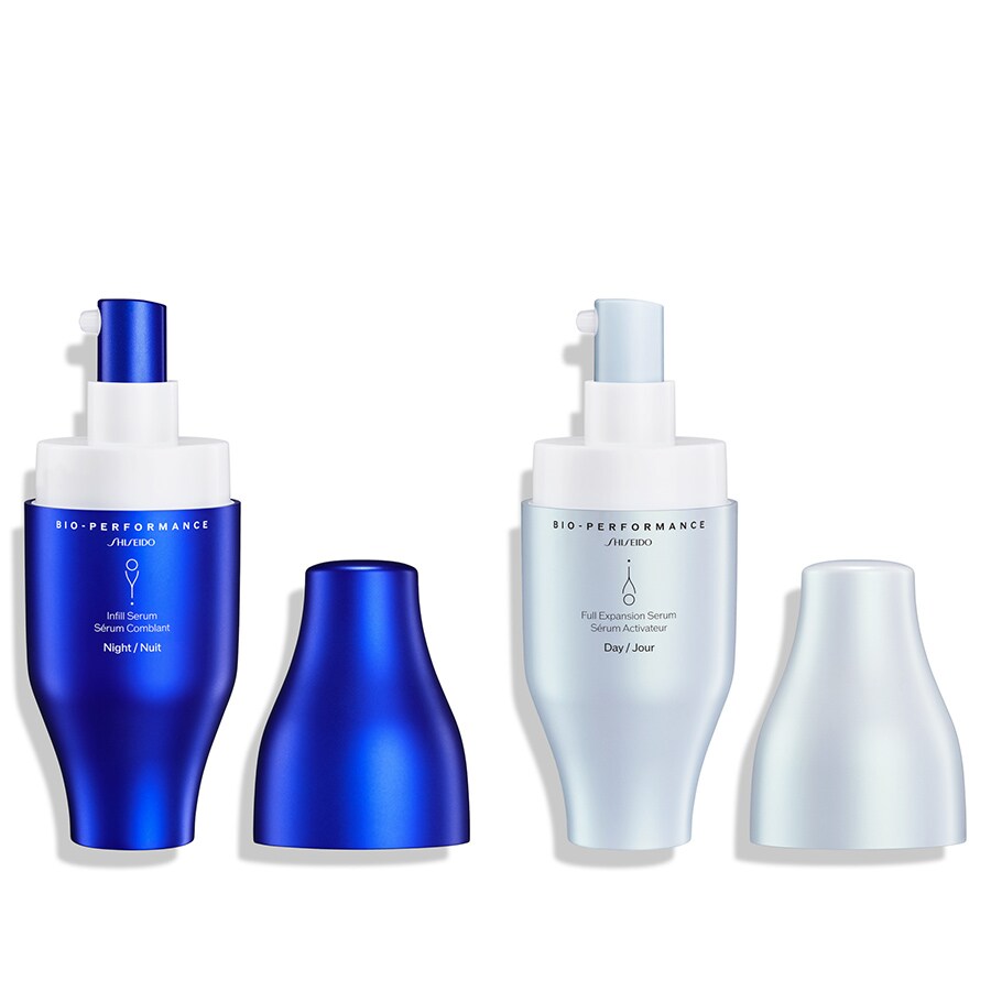 Set Shiseido: Bio-Performance Infill, Anti-Ageing, Night, Serum, For Face, 30 ml + Bio-Performance Full Exapansion, Anti-Ageing, Day, Serum, For Face, 30 ml