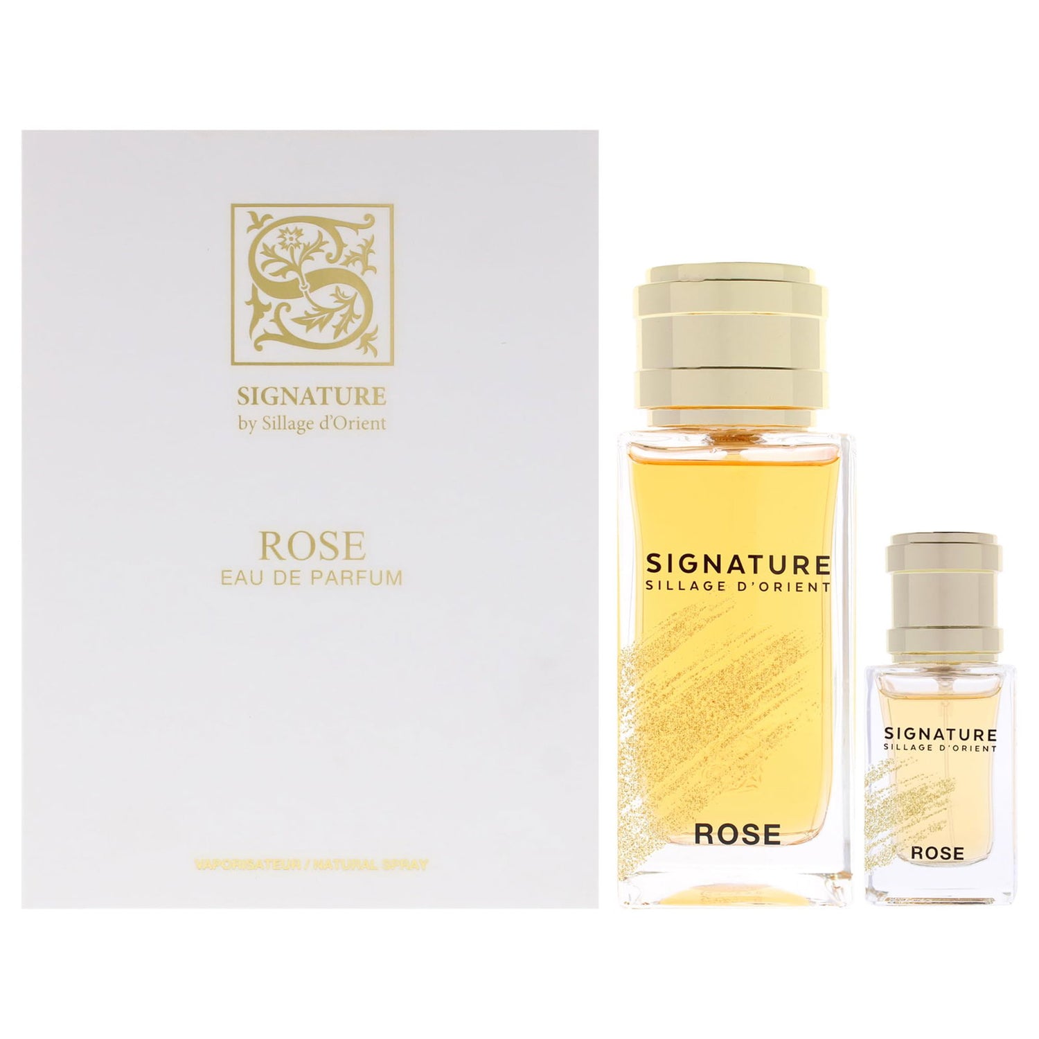 Set Signature Sillage D'Orient: Rose, Eau De Parfum, Unisex, 100 ml + Rose, Eau De Parfum, Unisex, 15 ml