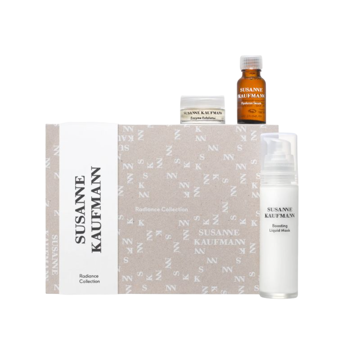 Radiance Collection Set Susanne Kaufmann: Face Masks & Exfoliators, Anti-Ageing, Sulfates-Free, Gel Mask, For Face, 50 ml + Face Masks & Exfoliators, Enzyme, Exfoliating Cleanser, 15 ml + Face Serums & Oils, Hyaluron, Moisturizing, Serum, For Face, 15 ml