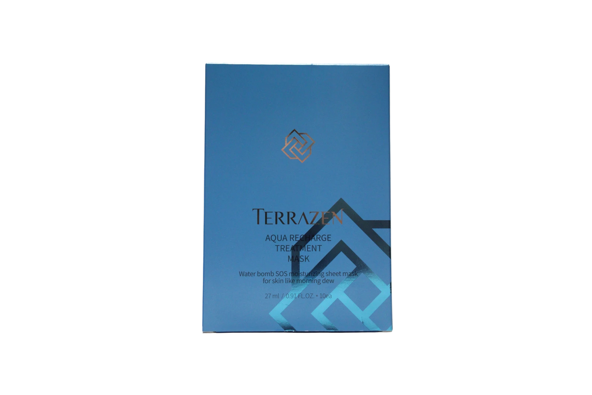 Sæt, Terrazen, Aqua Recharge, Fugtgivende, Arkmask, Til ansigtet, 10 stk., 27 ml