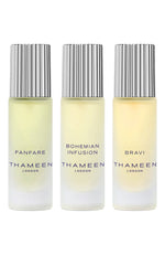 Set Thameen London: Fanfare, Eau De Cologne, Unisex, 10 ml + Bohemian Infusion, Eau De Cologne, Unisex, 10 ml + Bravi, Extrait De Parfum, Unisex, 10 ml