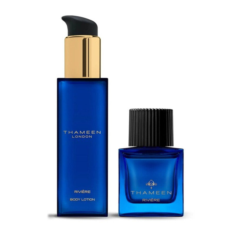 Set Thameen London: Riviere, Extrait De Parfum, Unisex, 50 ml + Riviere, Body Lotion, Body, 100 ml