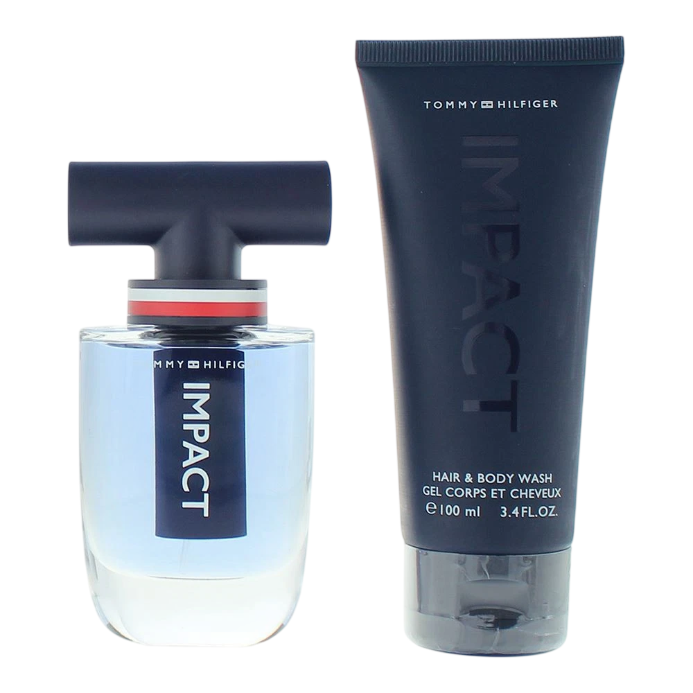 Set Tommy Hilfiger: Impact, Eau De Toilette, For Men, 50 ml + Impact, Shower Gel, Body, 100 ml