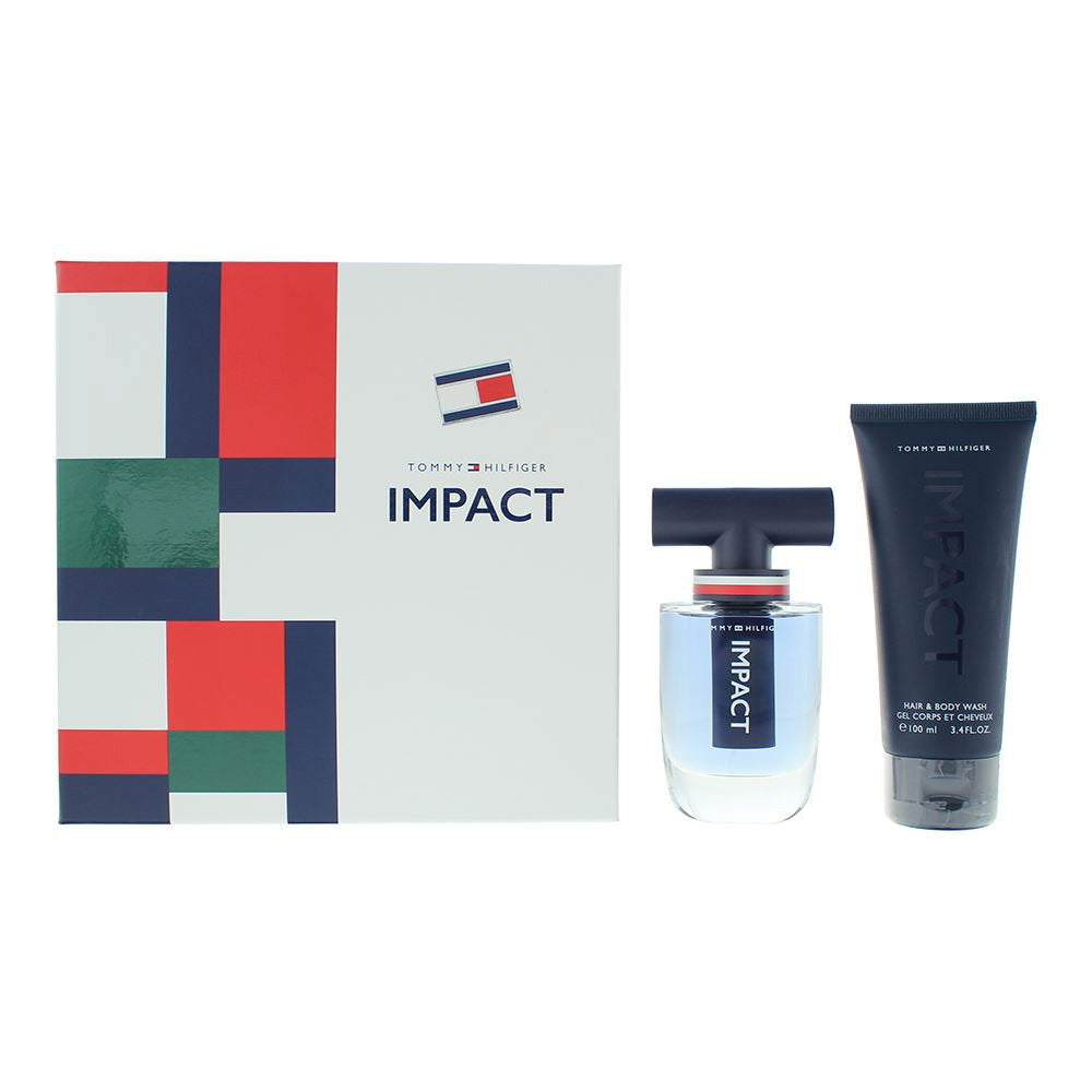 Set Tommy Hilfiger: Impact, Eau De Toilette, For Men, 50 ml + Impact, Shower Gel, Body, 100 ml