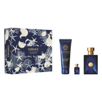 Set Versace: Dylan Blue, Eau De Toilette, For Men, 100 ml + Dylan Blue, Eau De Toilette, For Men, 5 ml + Dylan Blue, Shower Gel, For All Skin Types, 150 ml