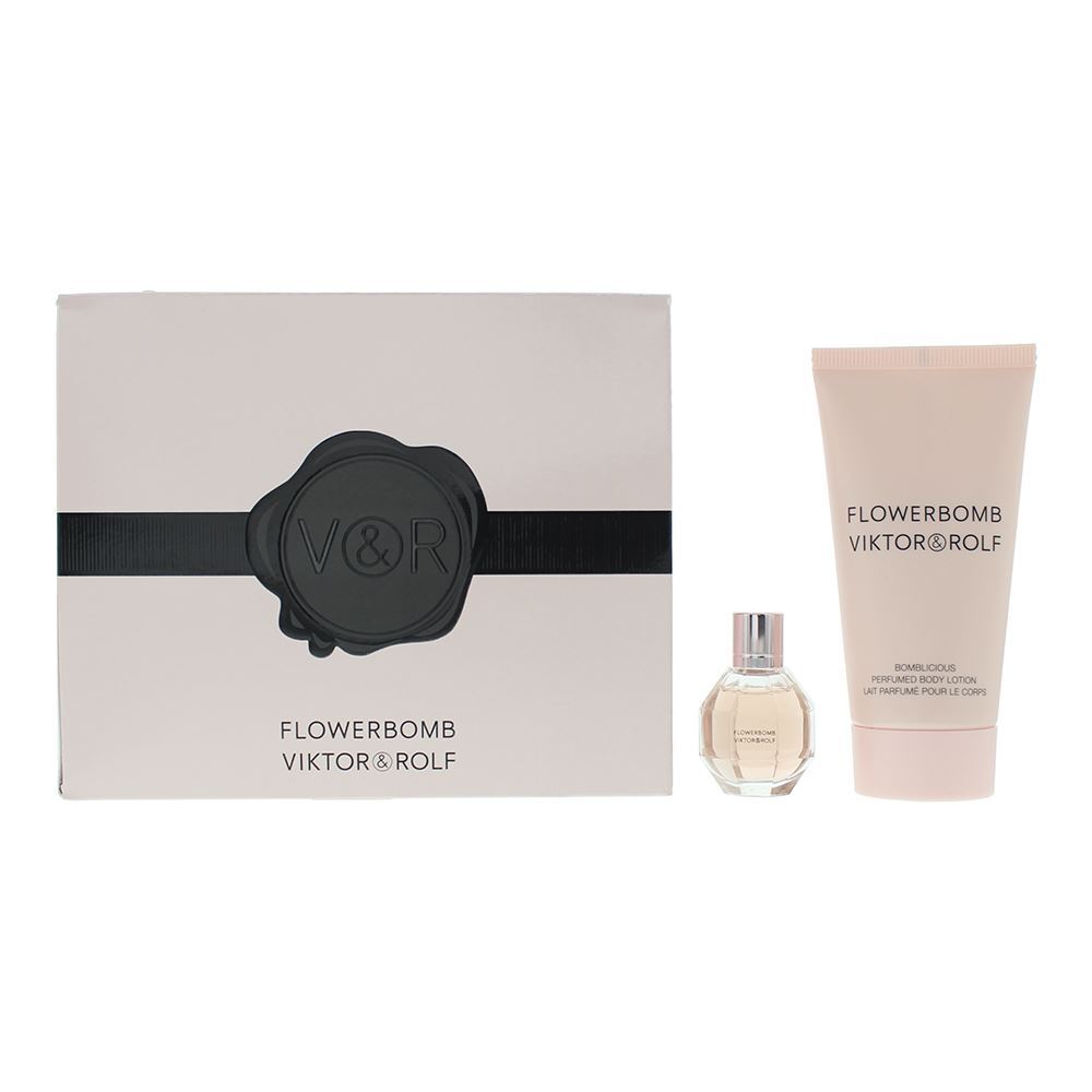 Set Viktor & Rolf: Flowerbomb, Eau De Parfum, For Women, 7 ml + Flowerbomb, Smooth, Body Lotion, Body, 50 ml