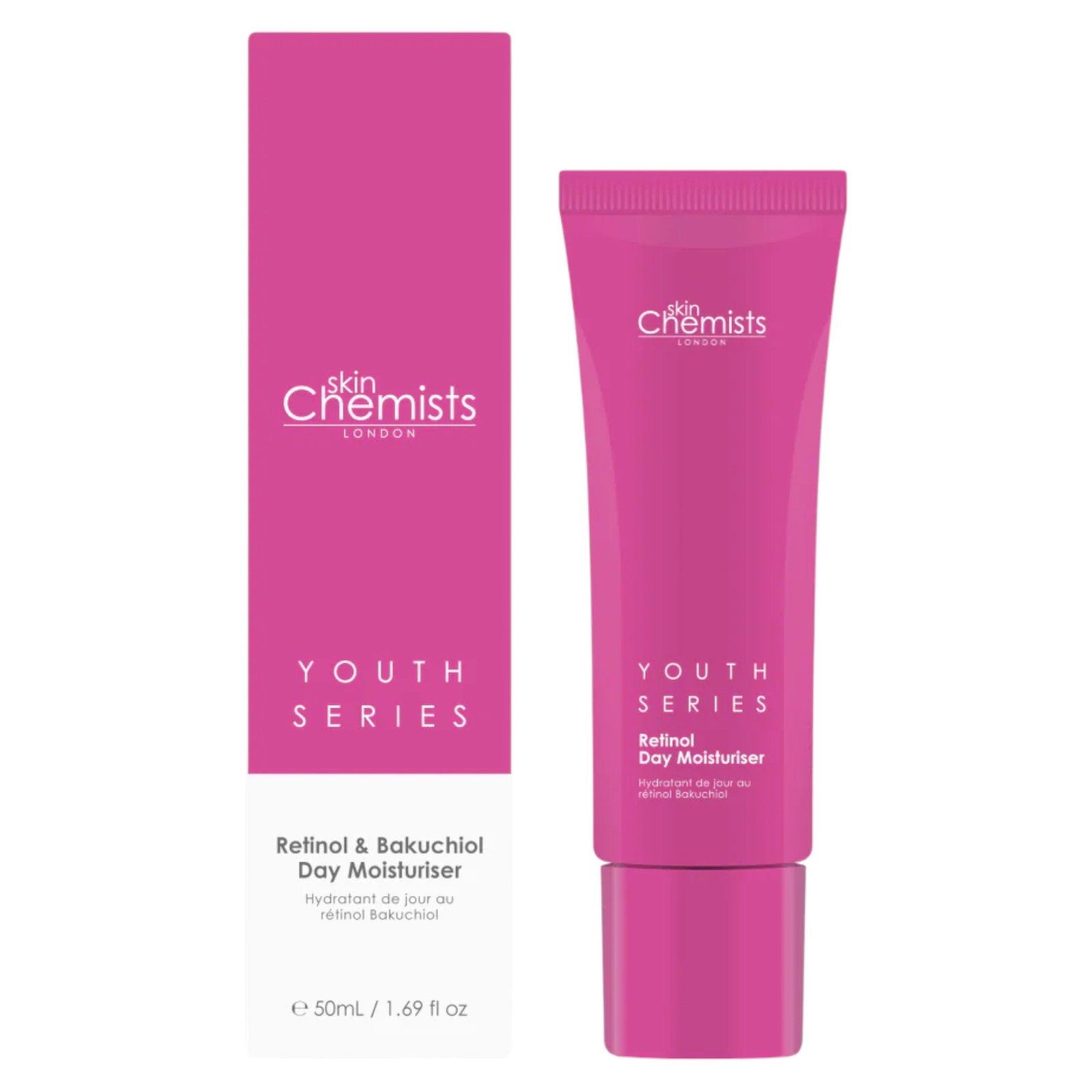 Skin Chemists, Youth Series, Moisturiser, All Day, Cream, For Face, 50 ml