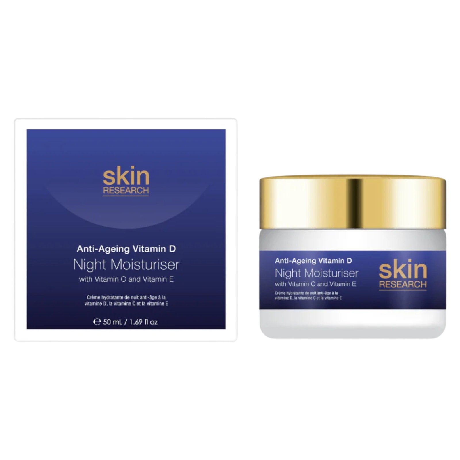 Skin Research, Intelligent Youth Peptide, Anti-Ageing, Cream, For Face, 50 ml