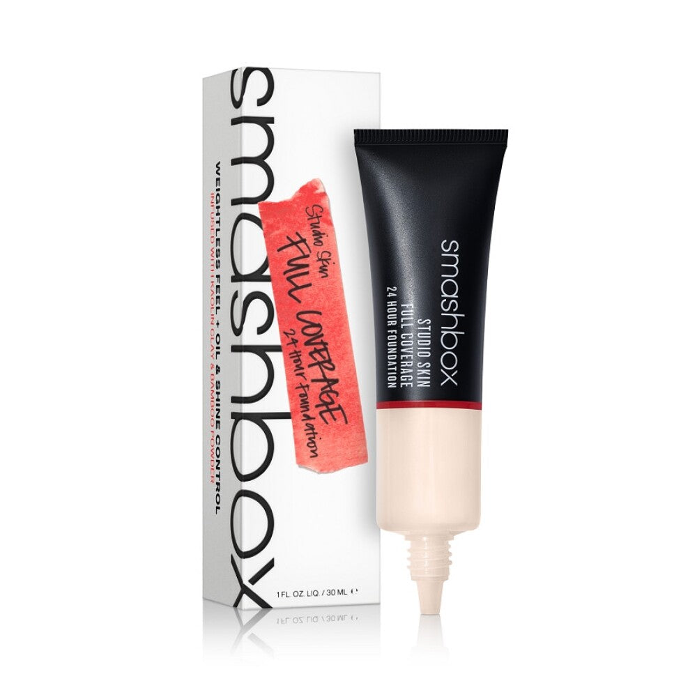 Smashbox, Studio Skin, High Cover, Liquid Foundation, 0.2, Very Fair Warm & Peachy, 30 ml