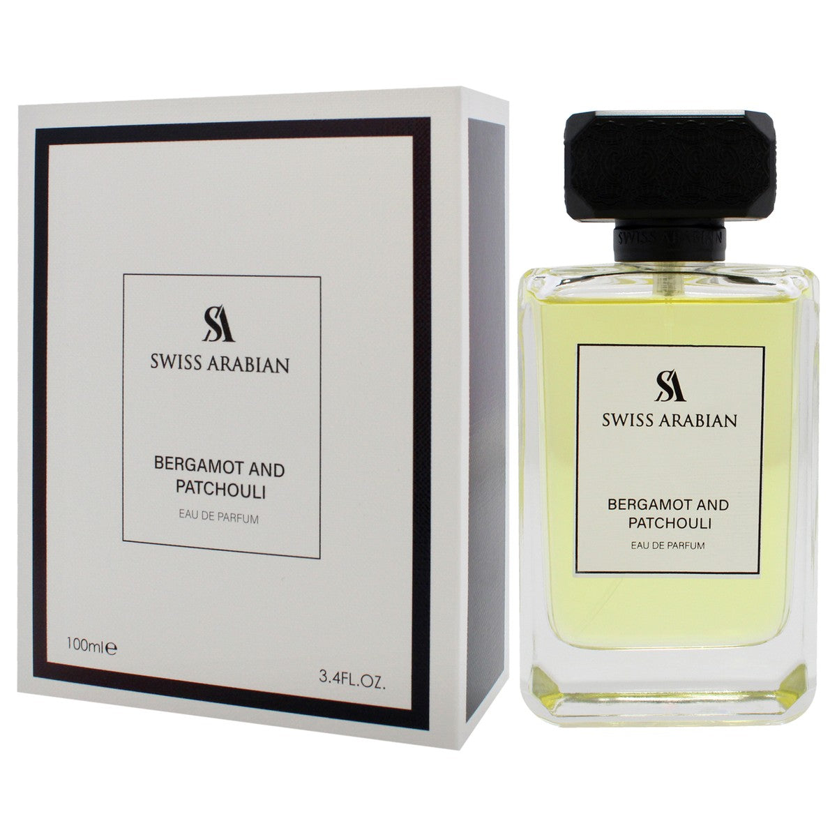 Swiss Arabian, Bergamot And Patchouli, Eau De Parfum, For Men, 100 ml