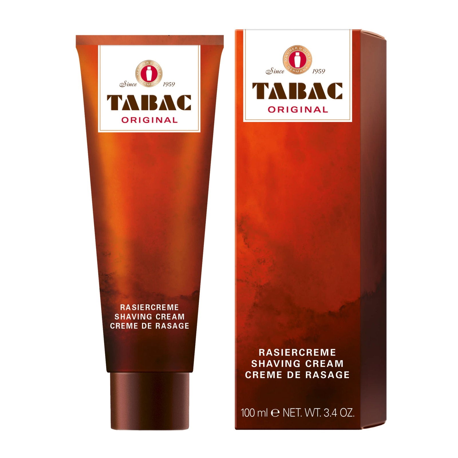 Tabac, Original, Hydration, Protection, Shaving Cream, 100 ml