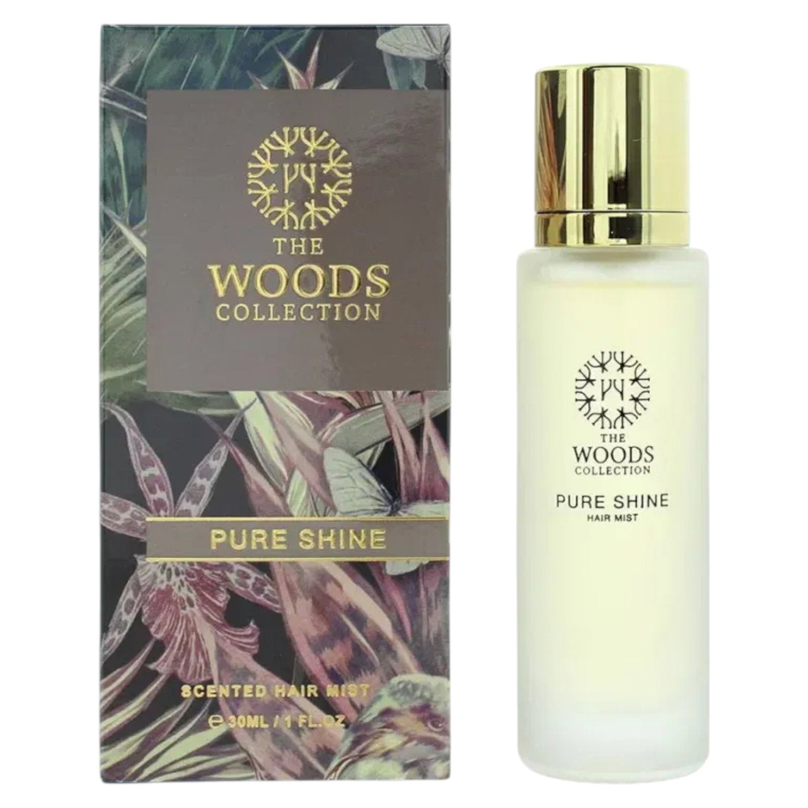 The Woods Collection, Pure Shine, Hair Scented Mist, For Women, Pineapple, 30 ml