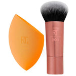 Travel Set Real Techniques: Mini, Blush Brush, RT200 + Miracle, Makeup Sponge, Orange