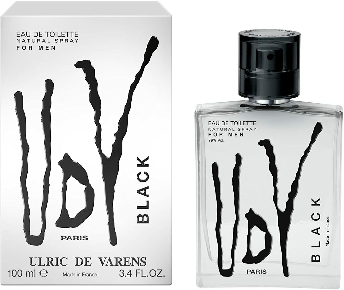 Ulric De Varens, Black, Eau De Toilette, For Men, 100 ml