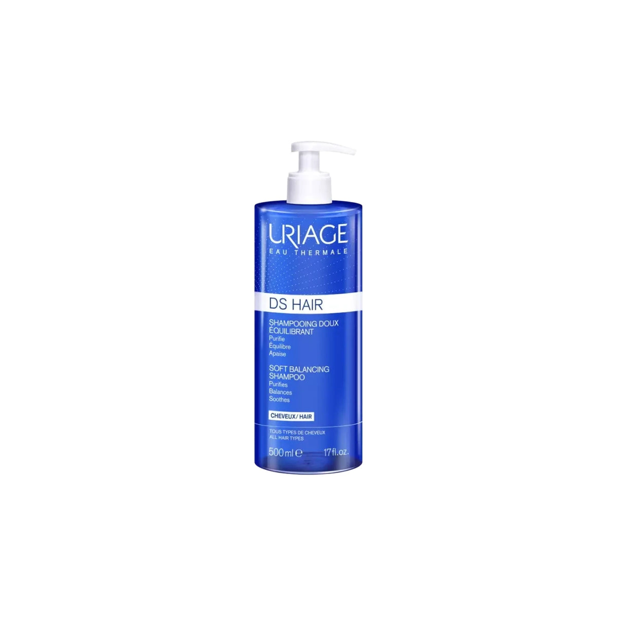 Uriage, DS Hair, hårshampoo, Balance, 500 ml