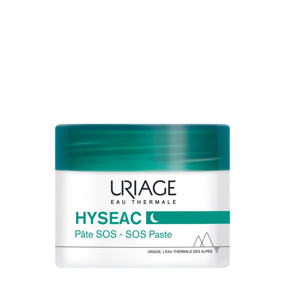 Uriage, Hyseac SOS Paste, Mod urenheder, Nat, Lokal behandlingscreme, Til urenheder, Til ansigtet, 15 g