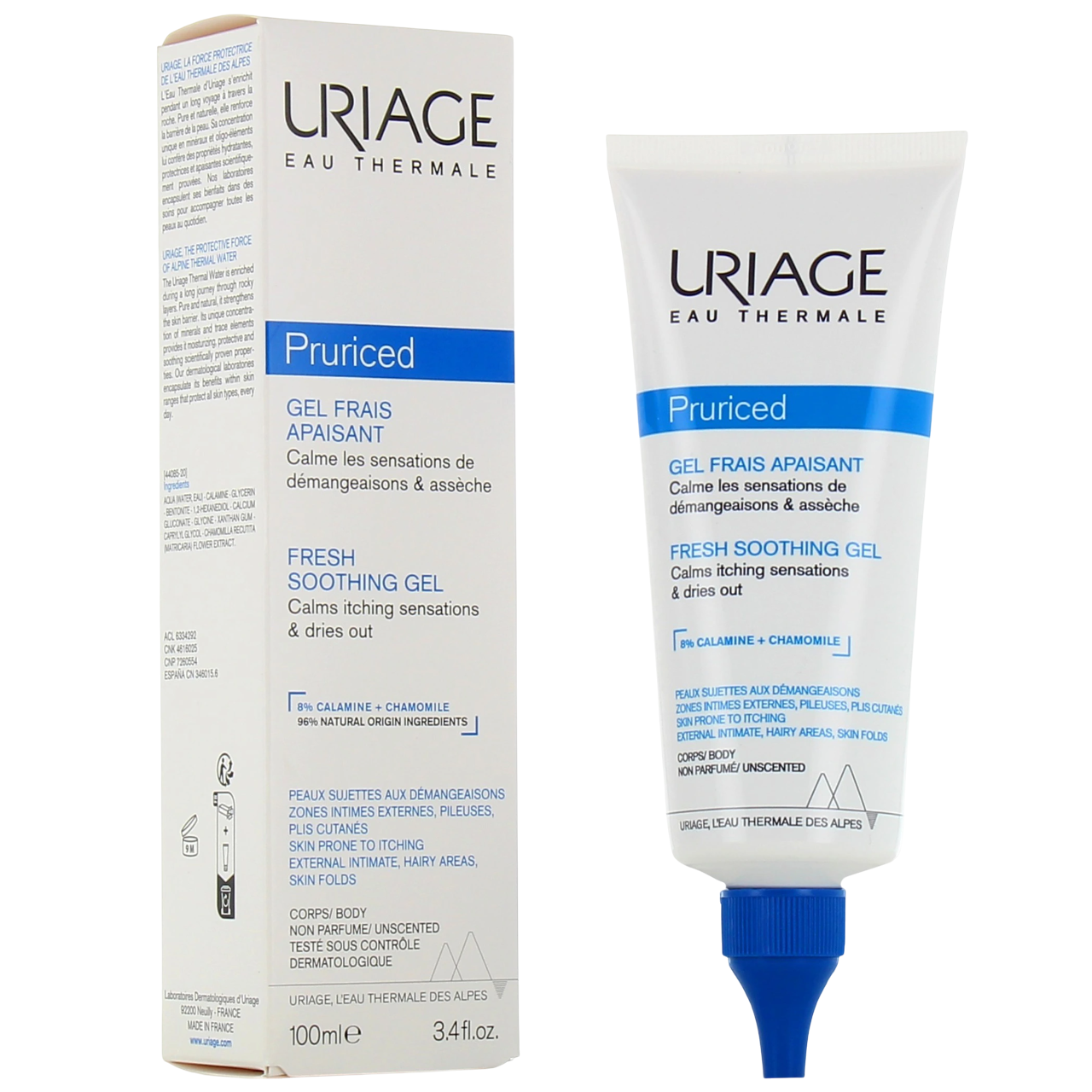 Uriage, Pruriced, Against Itching, Gel, For Face & Body, 100 ml