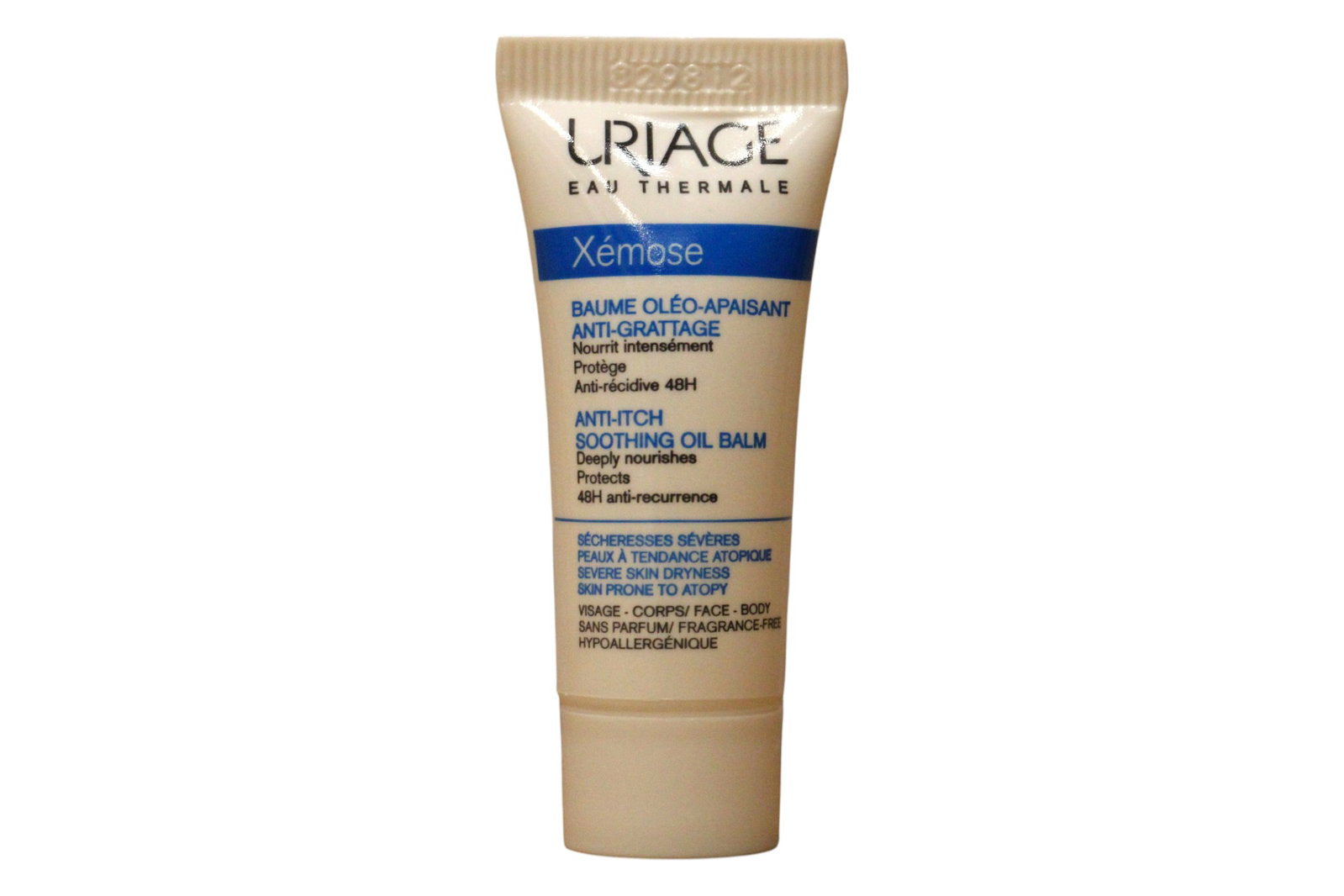 Uriage,  Xemose, Fragrance Free, Soothing, Body Oil, Day, 8 ml *Sample