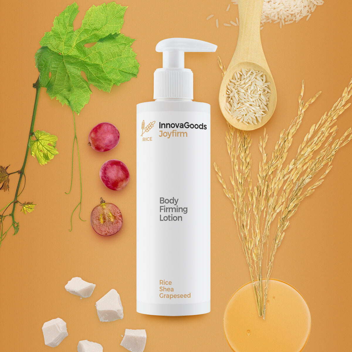Firming Body Lotion Rice Joyfirm InnovaGoods 250 ml hudplejeemballage