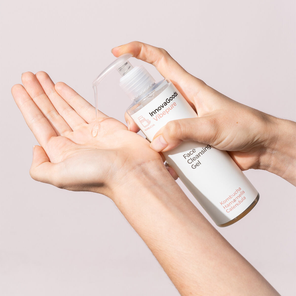 Facial Cleansing Gel Kombucha Vibepure InnovaGoods 200 ml hudplejeemballage