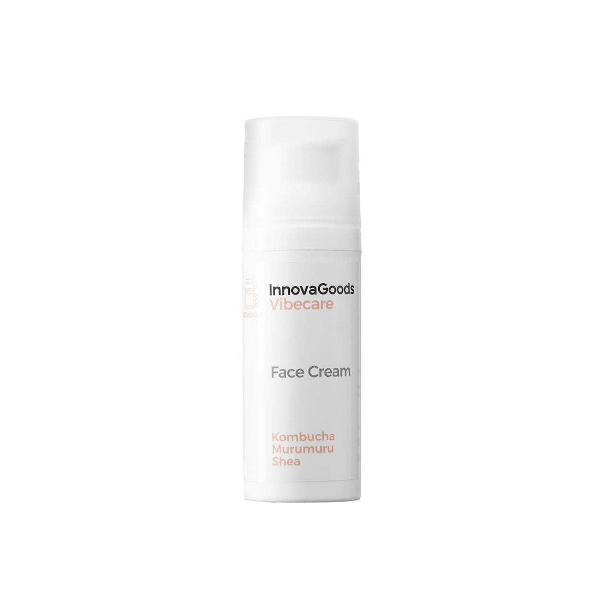 Hydrating Facial Cream Kombucha Vibecare InnovaGoods 50 ml hudplejeemballage