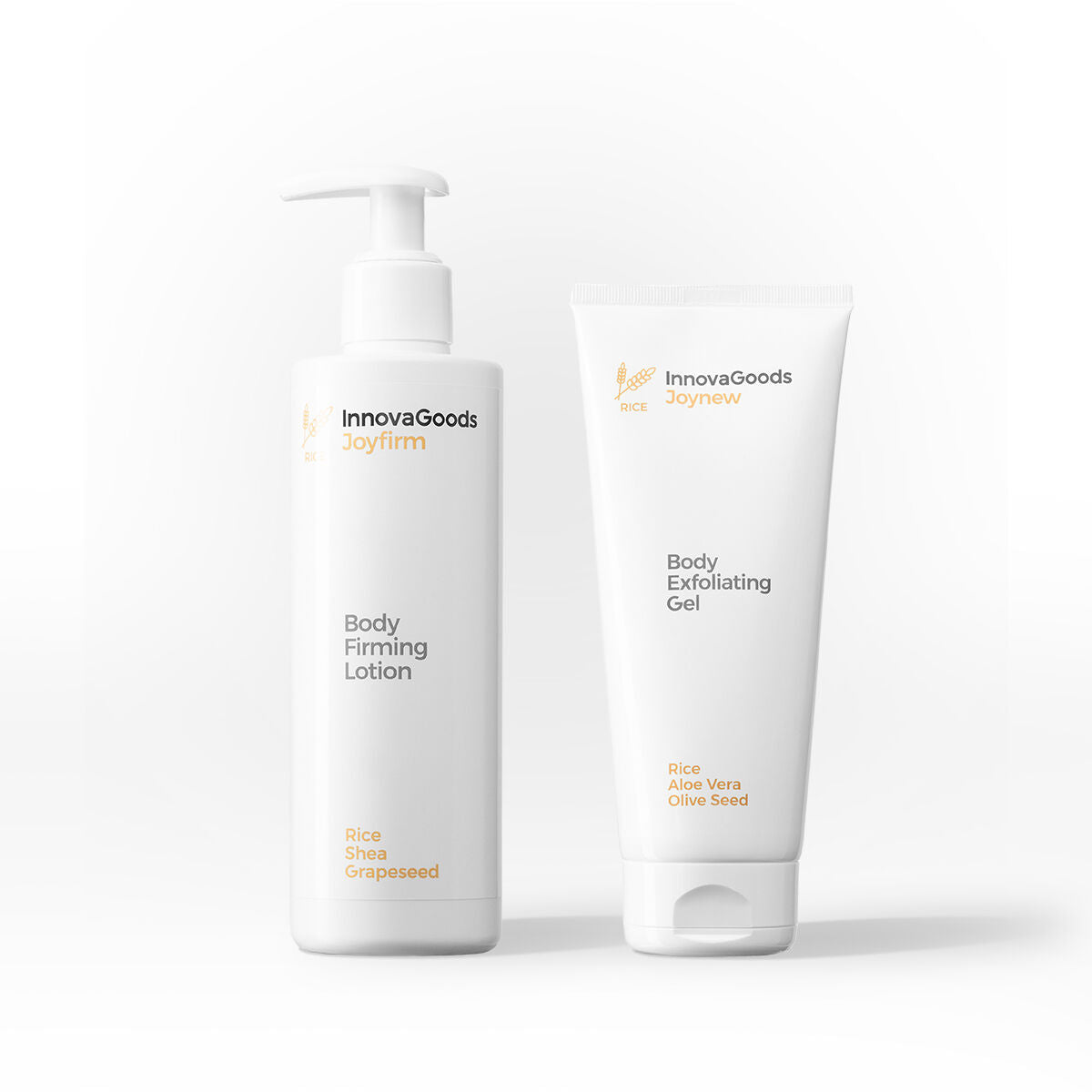 Body Care Duo Pack Rice InnovaGoods produktemballage