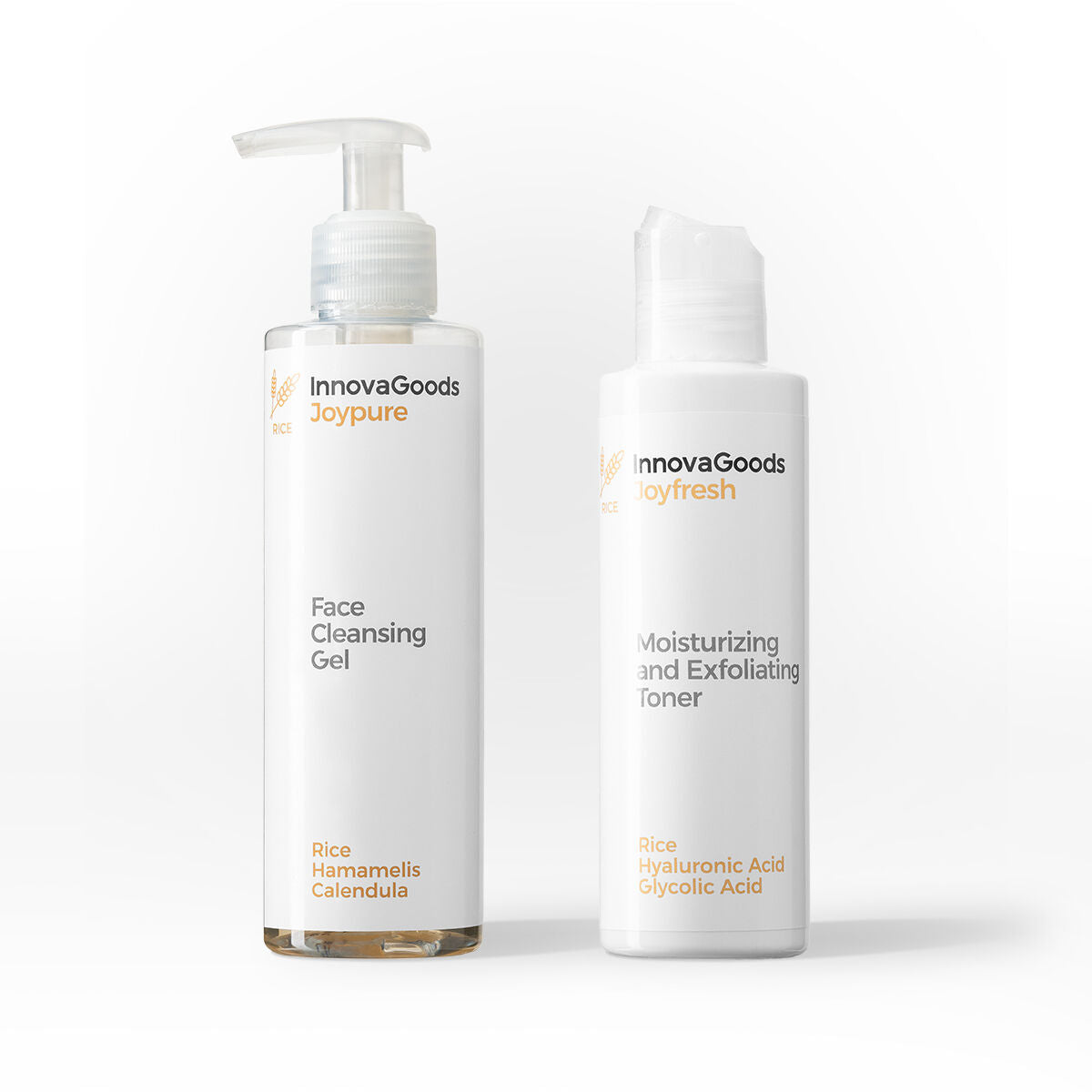 Face Cleansing Duo Pack Rice InnovaGoods produktemballage