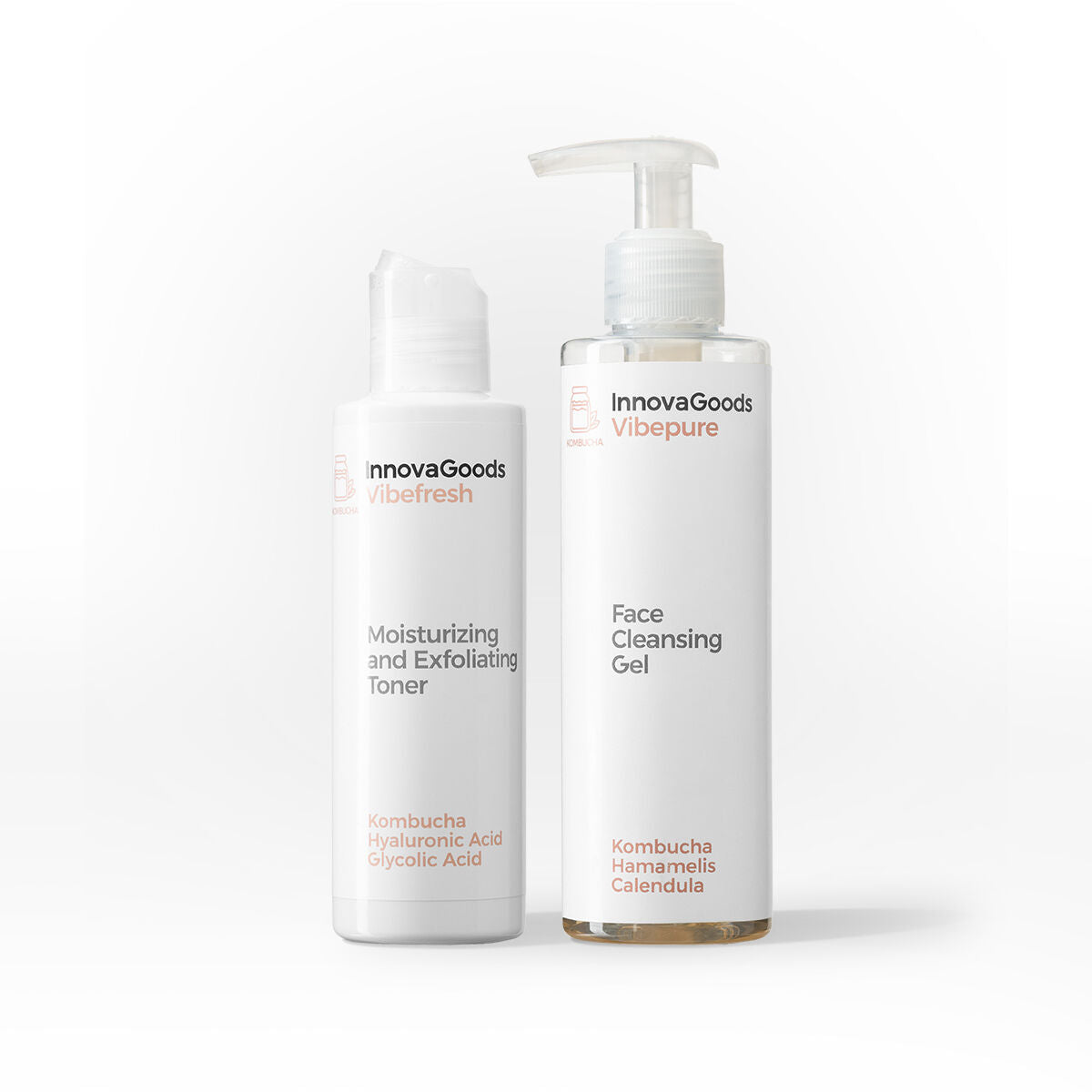 Face Cleansing Duo Pack Kombucha InnovaGoods produktemballage