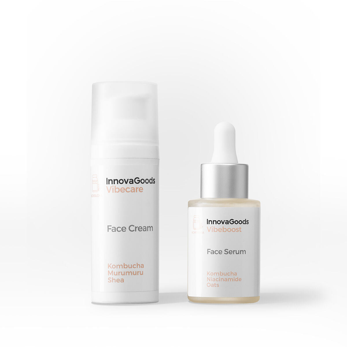 Face Moisturizing Duo Pack Kombucha InnovaGoods for Women produktemballage
