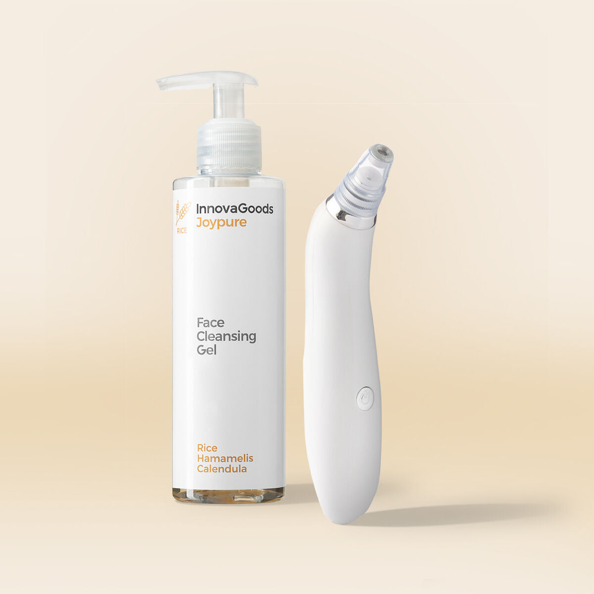 Facial Cleansing Care Pack Rice InnovaGoods produktemballage