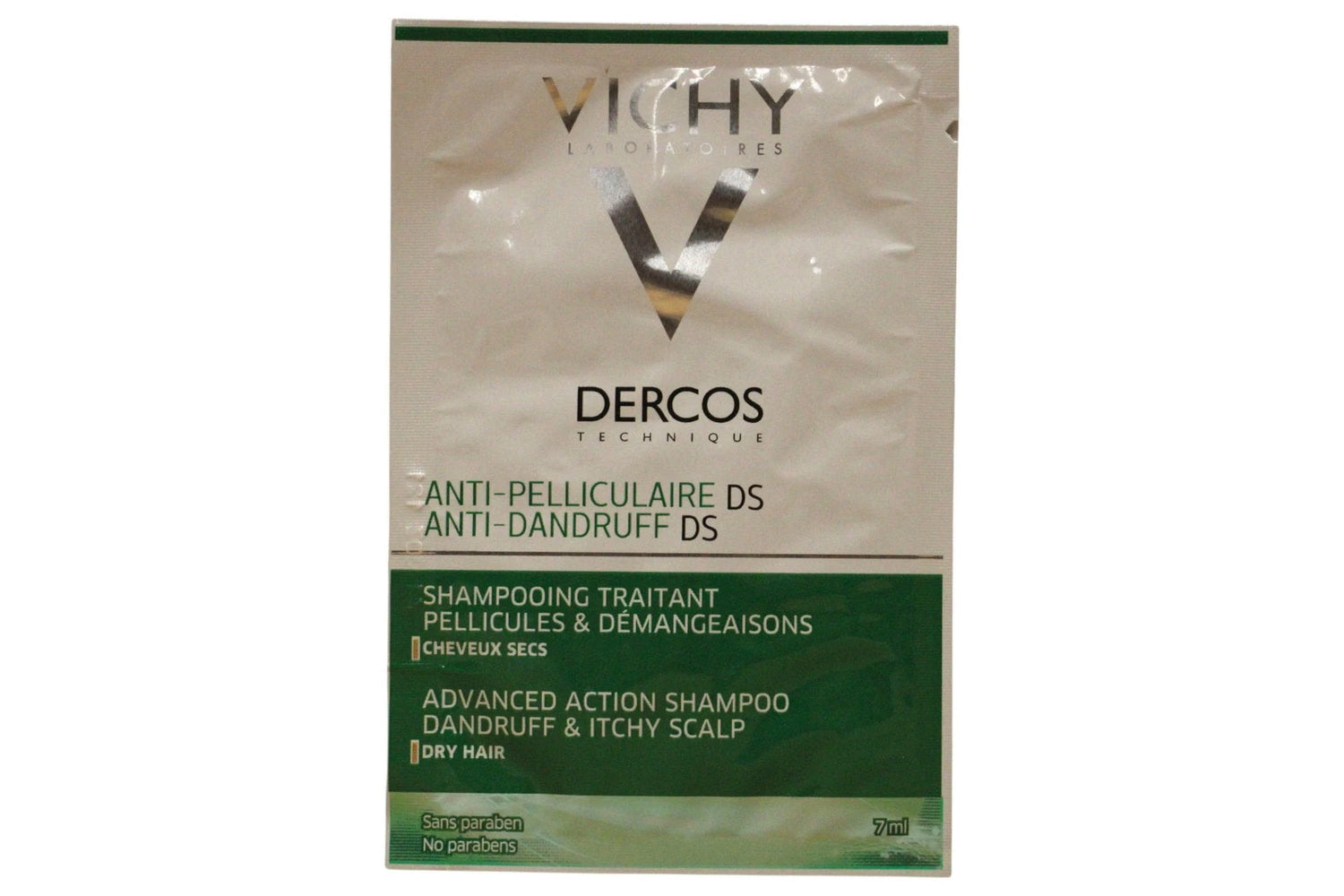 Vichy, Dercos, Hair Shampoo, Anti-Dandruff, 7 ml *Sample