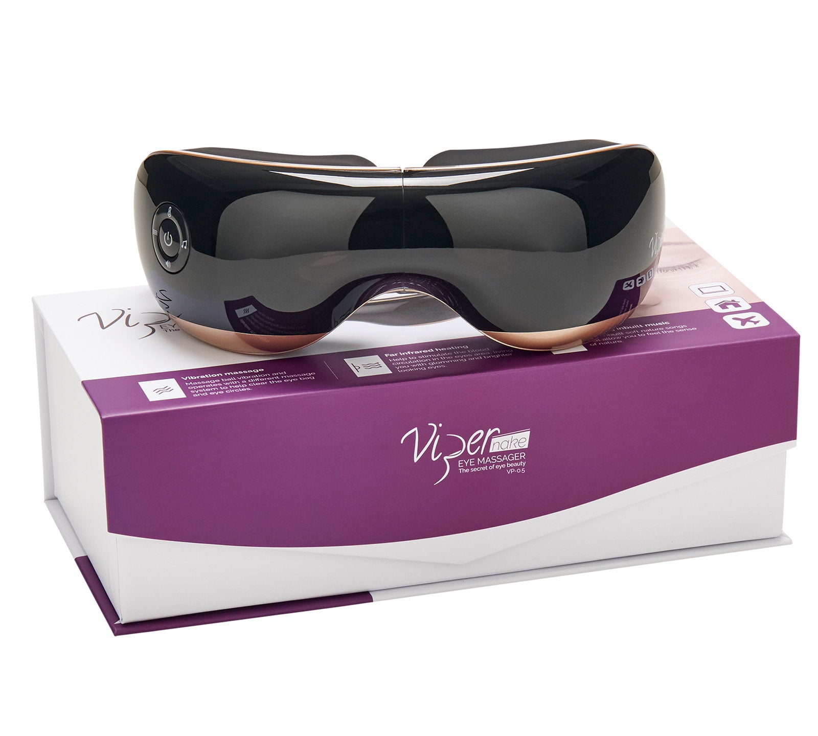 ViperPharm, Vipernake, Wireless, Massagers, For Eyes, Vp-0.5, Black, Unisex, Adult