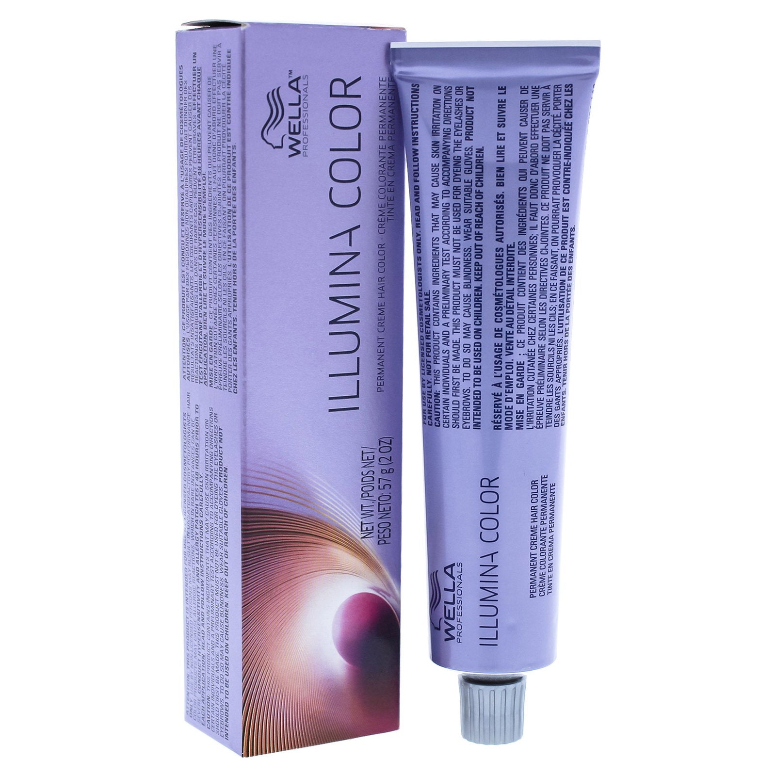 Wella Professionals, Illumina Color, Permanent Hair Dye, 8/37 Light Blond Golden Chestnut, 60 ml