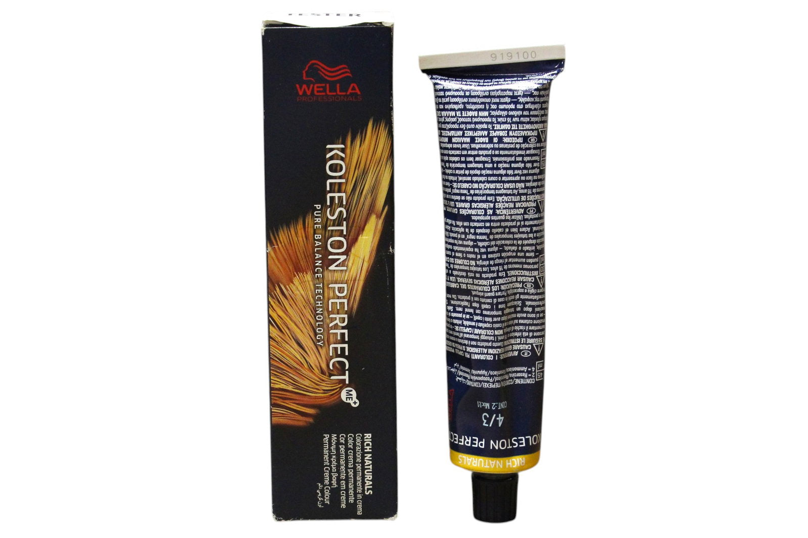 Wella Professionals, Koleston Perfect Me+, Permanent Hair Dye, 4/3 Medium Chestnut Golden, 60 ml *Tester