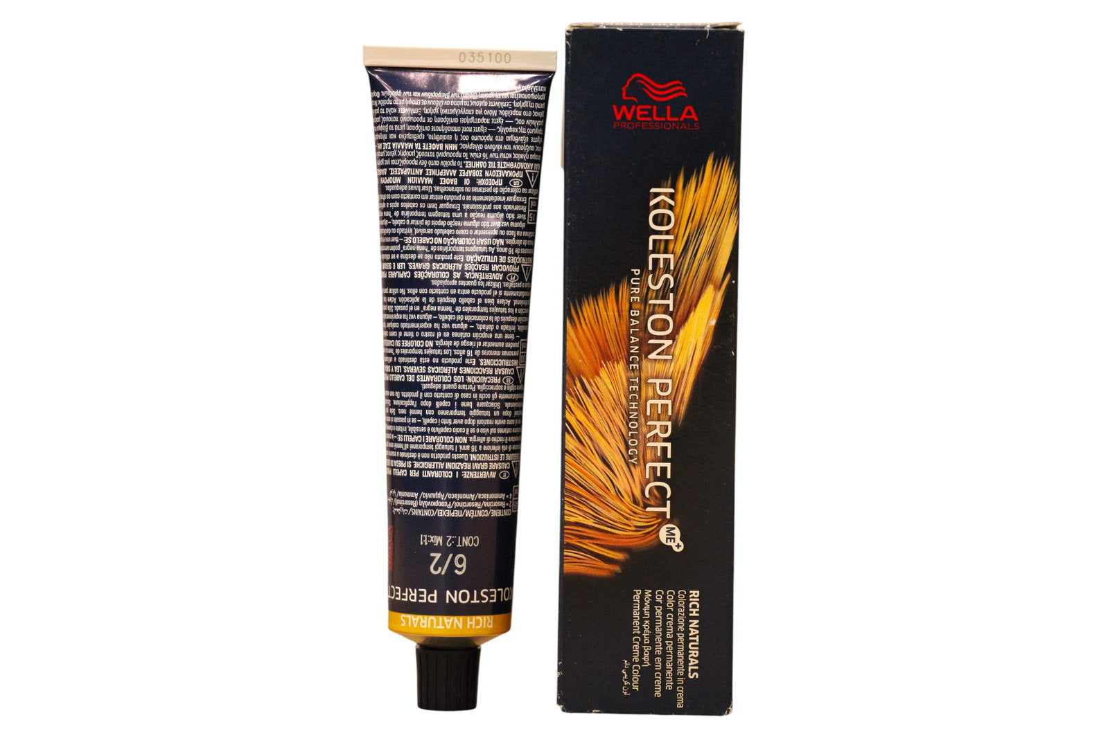 Wella Professionals, Koleston Perfect Me+, Permanent Hair Dye, 6/2 Dark Blonde Matte, 60 ml *Tester